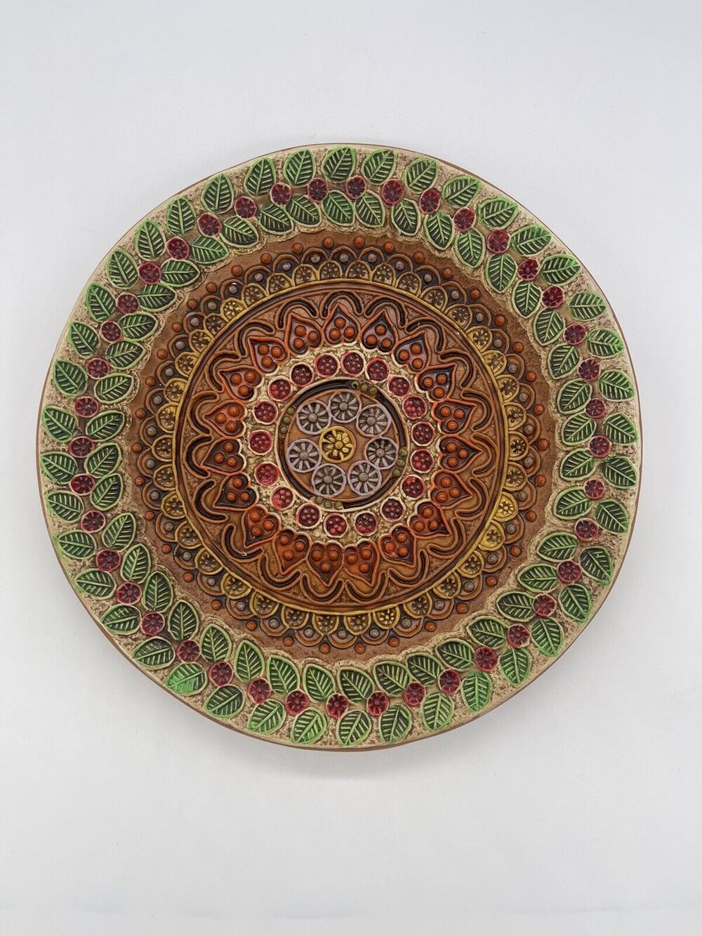 Decorative ARACENA Plate Ceramica Del Convento Spain - 9-1/4" Dia.